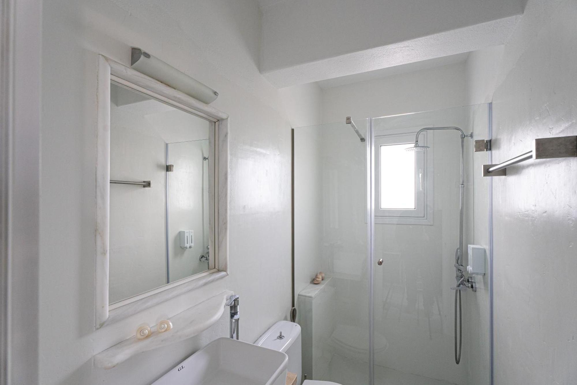 Pure White 1Bd House With Amazing Sea Views In Naousa Eksteriør billede